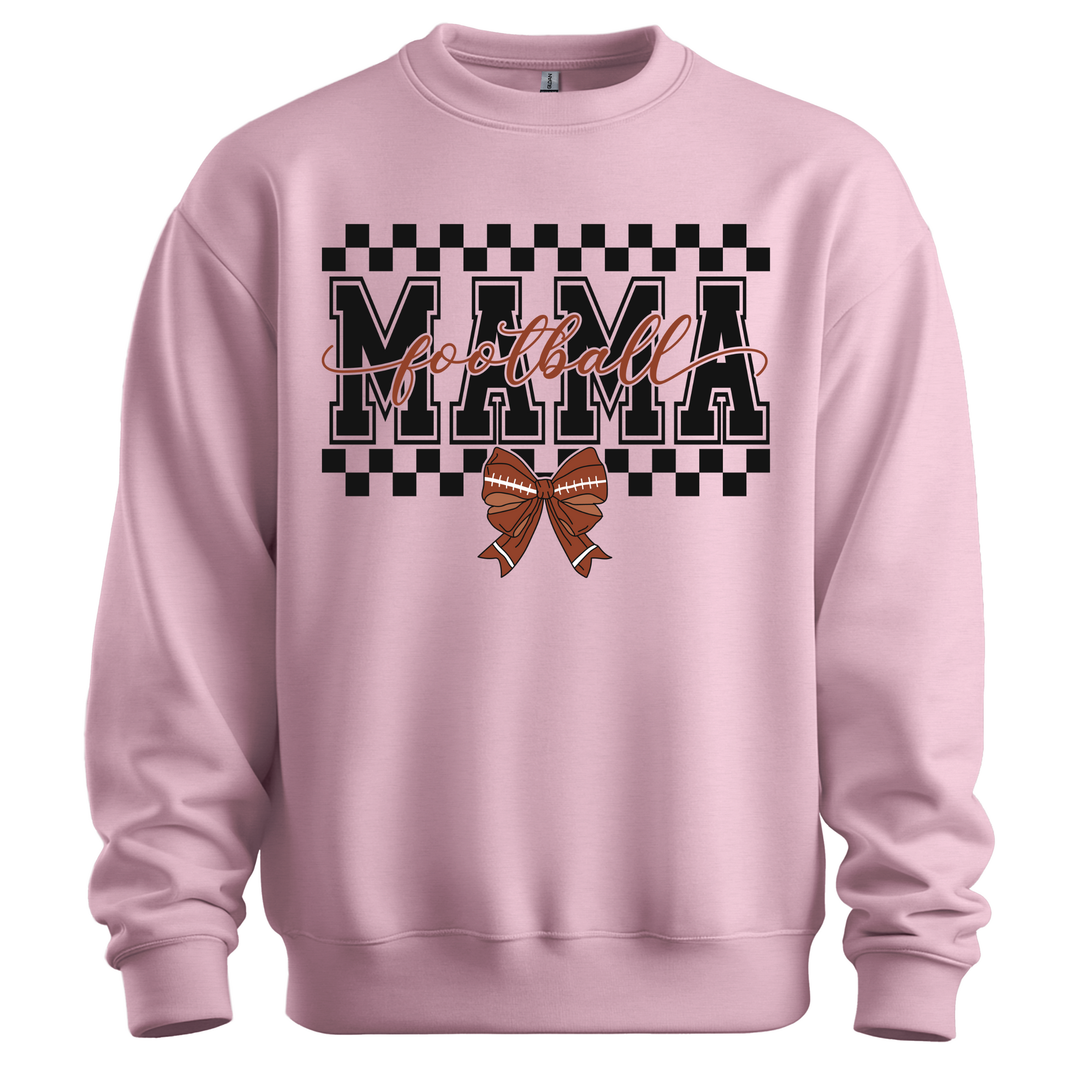 Personalized Football Mom Coquette Sweatshirt