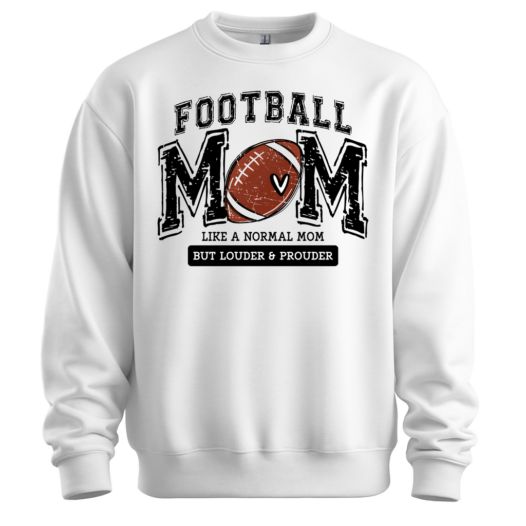 Personalized Football Mom Sweatshirt