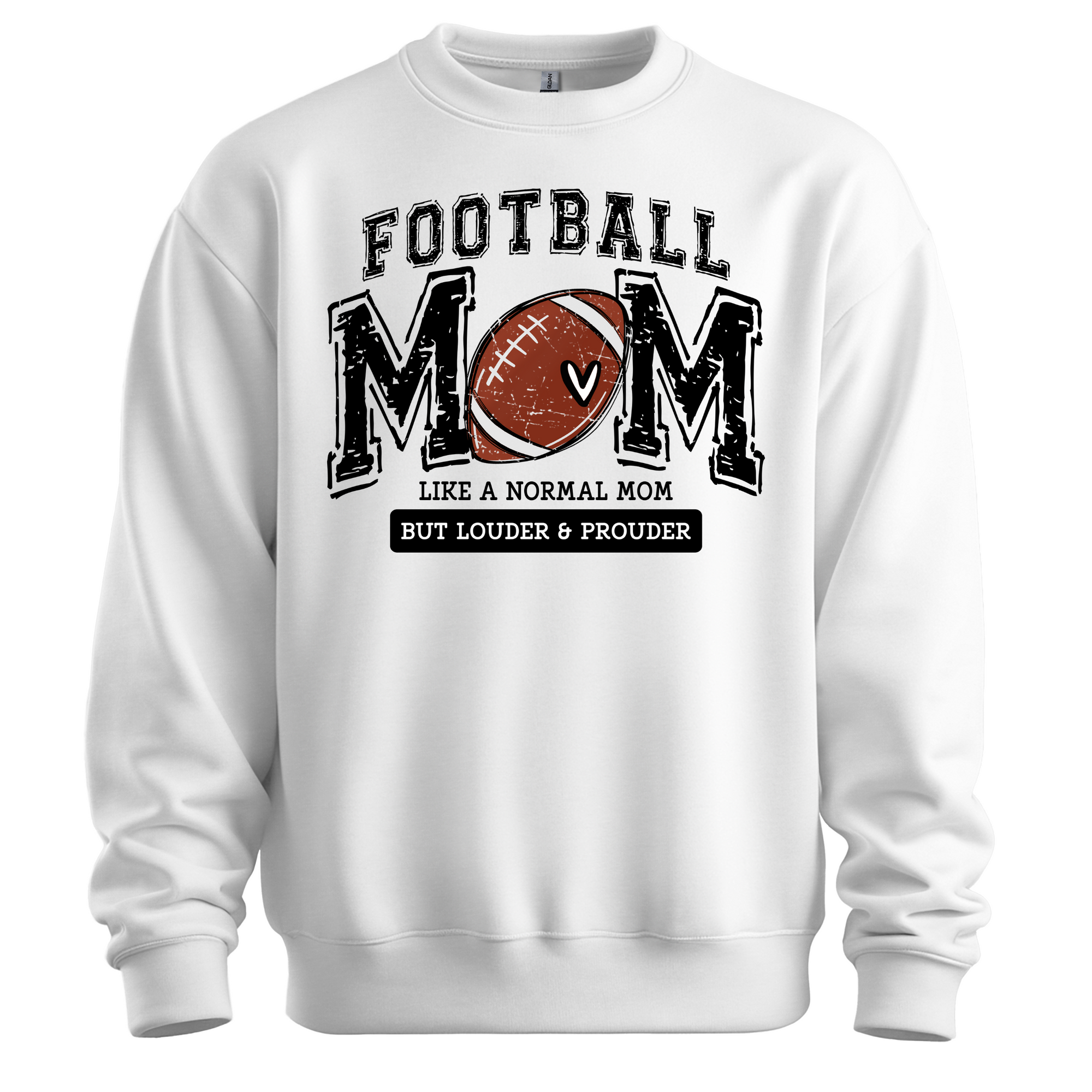 Personalized Football Mom Sweatshirt