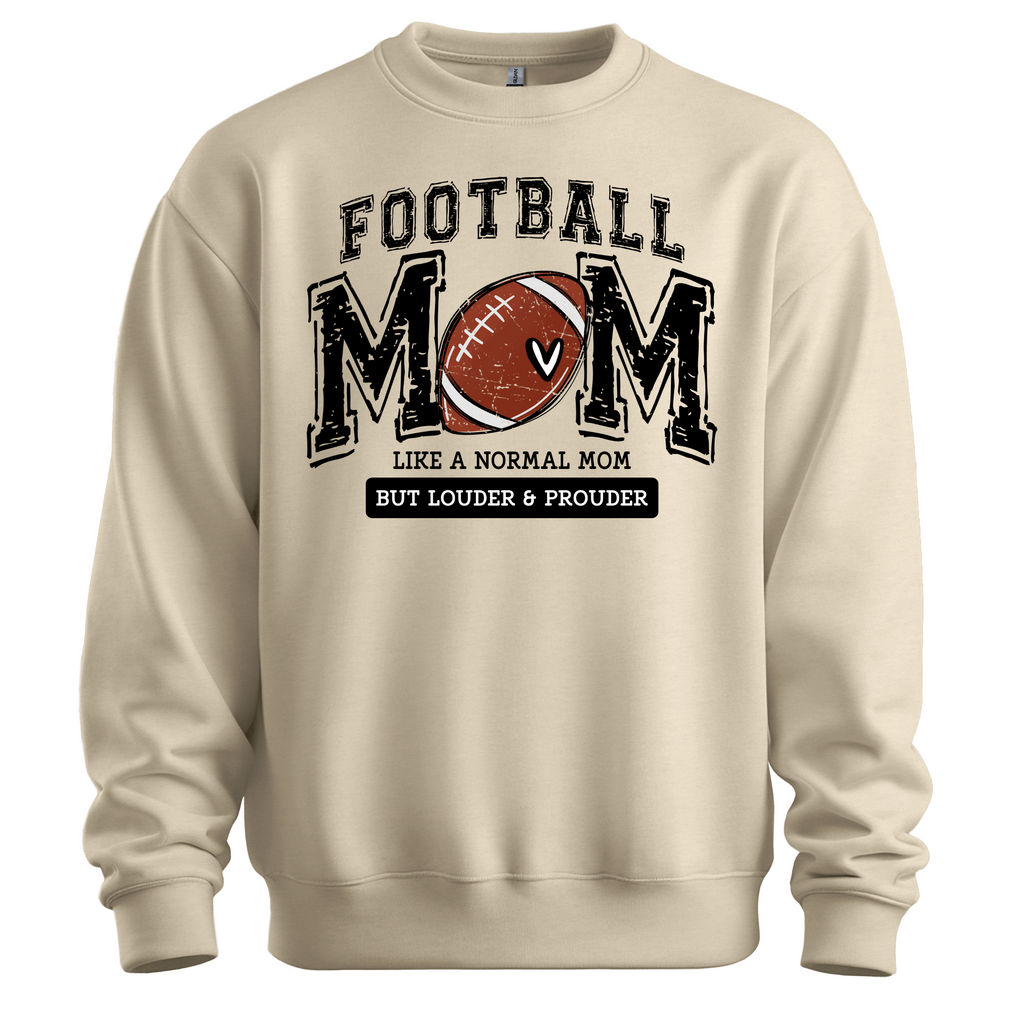 Personalized Football Mom Sweatshirt