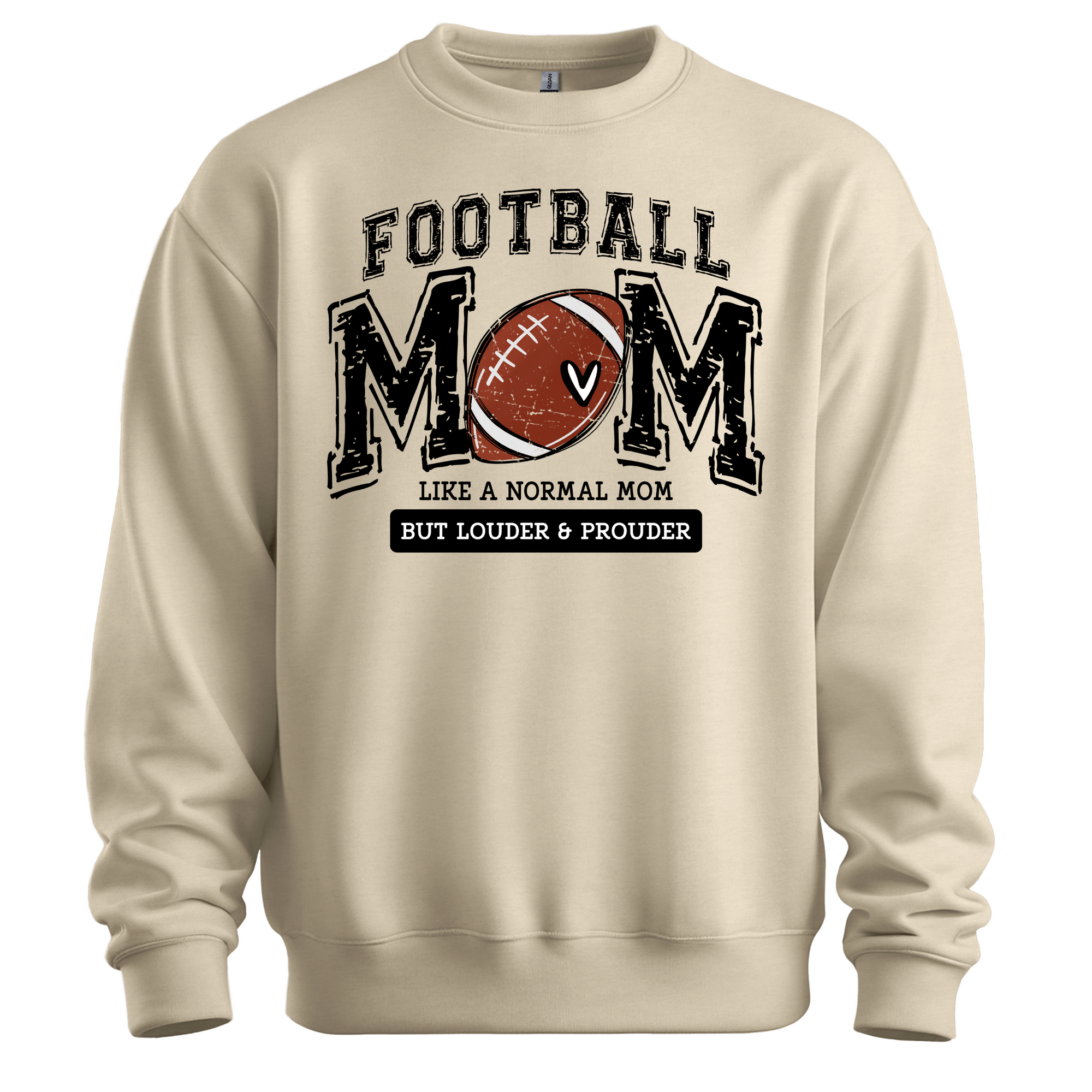 Personalized Football Mom Sweatshirt