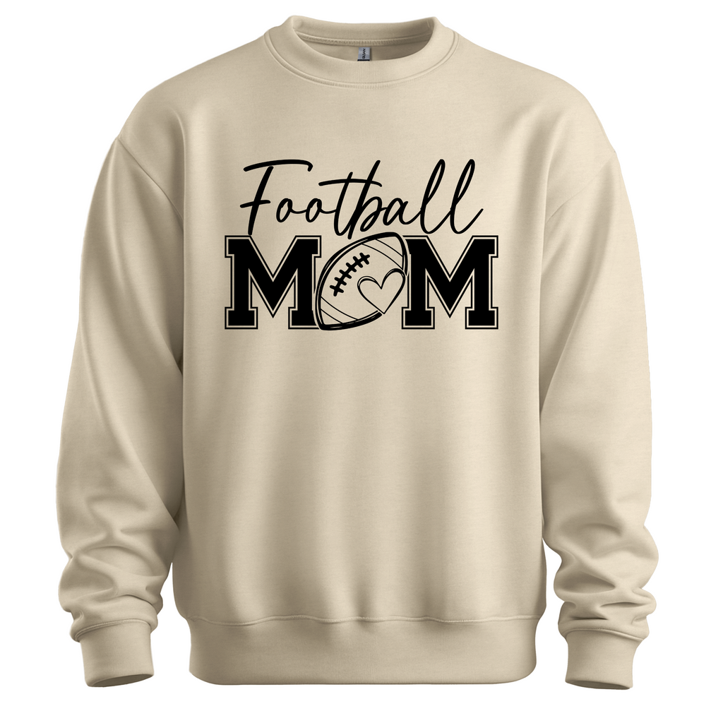 Personalized Football Mom Sweatshirt