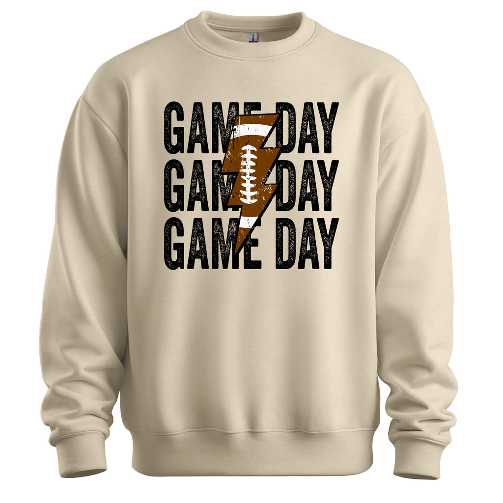 Personalized Game Day Football Sweatshirt