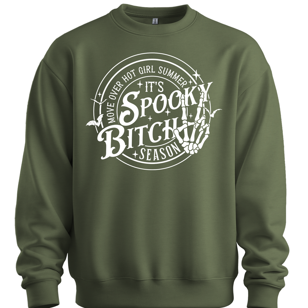 Its Spooky Bit** Season Sweatshirt (White Design)