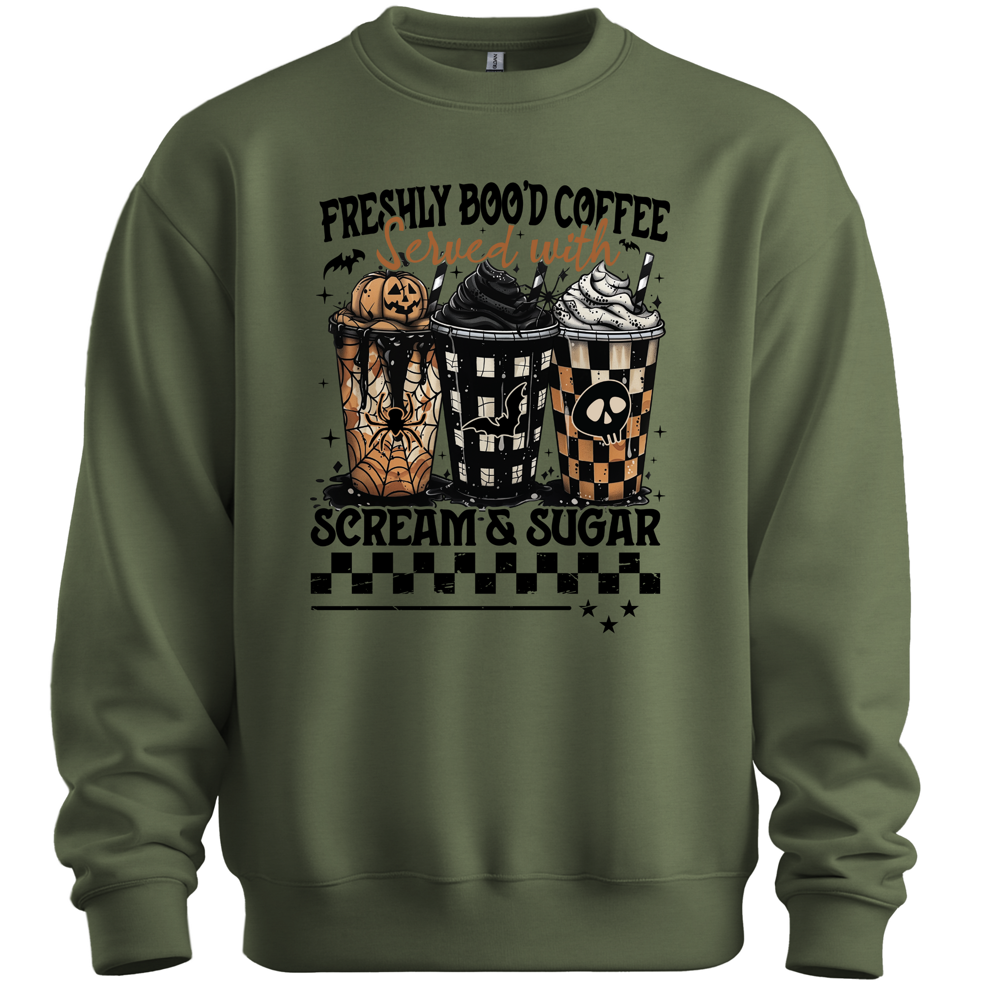 Freshly Boo'd Coffee Halloween Sweatshirt