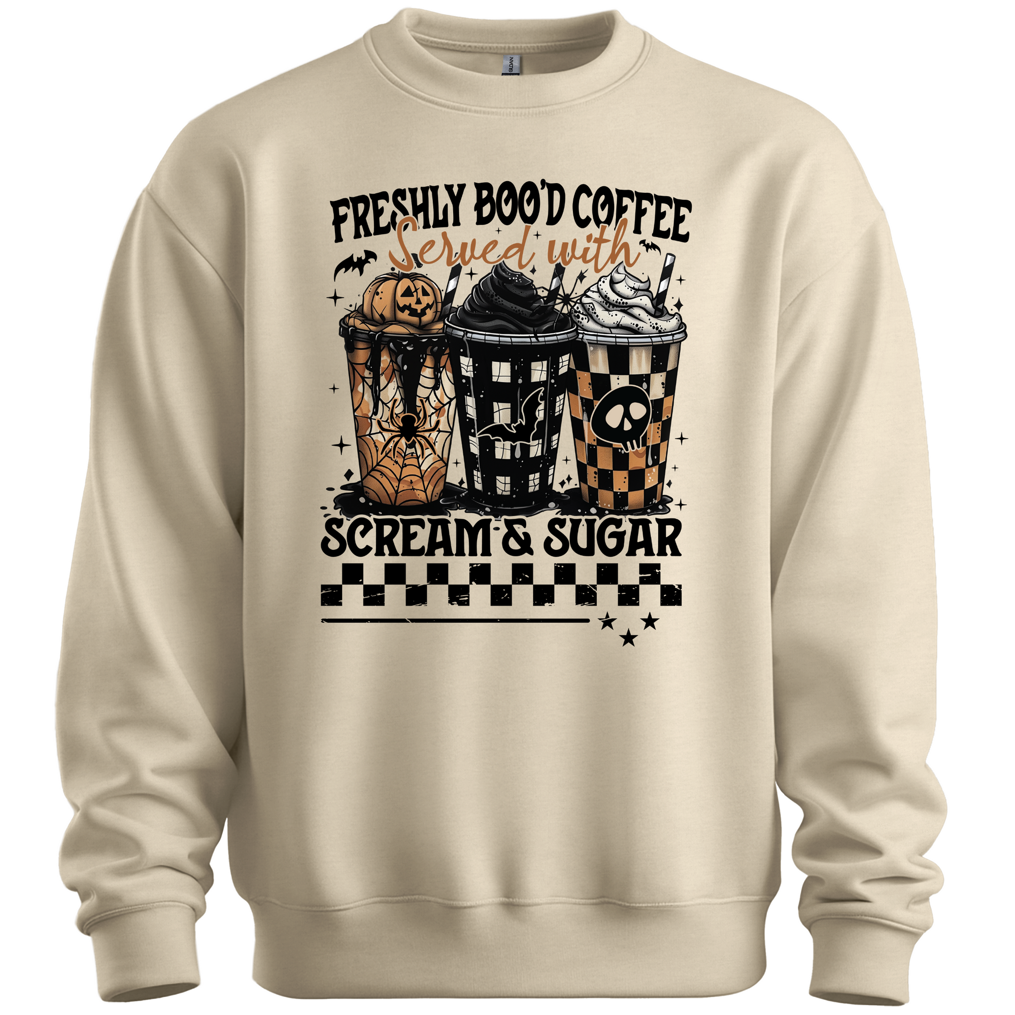Freshly Boo'd Coffee Halloween Sweatshirt