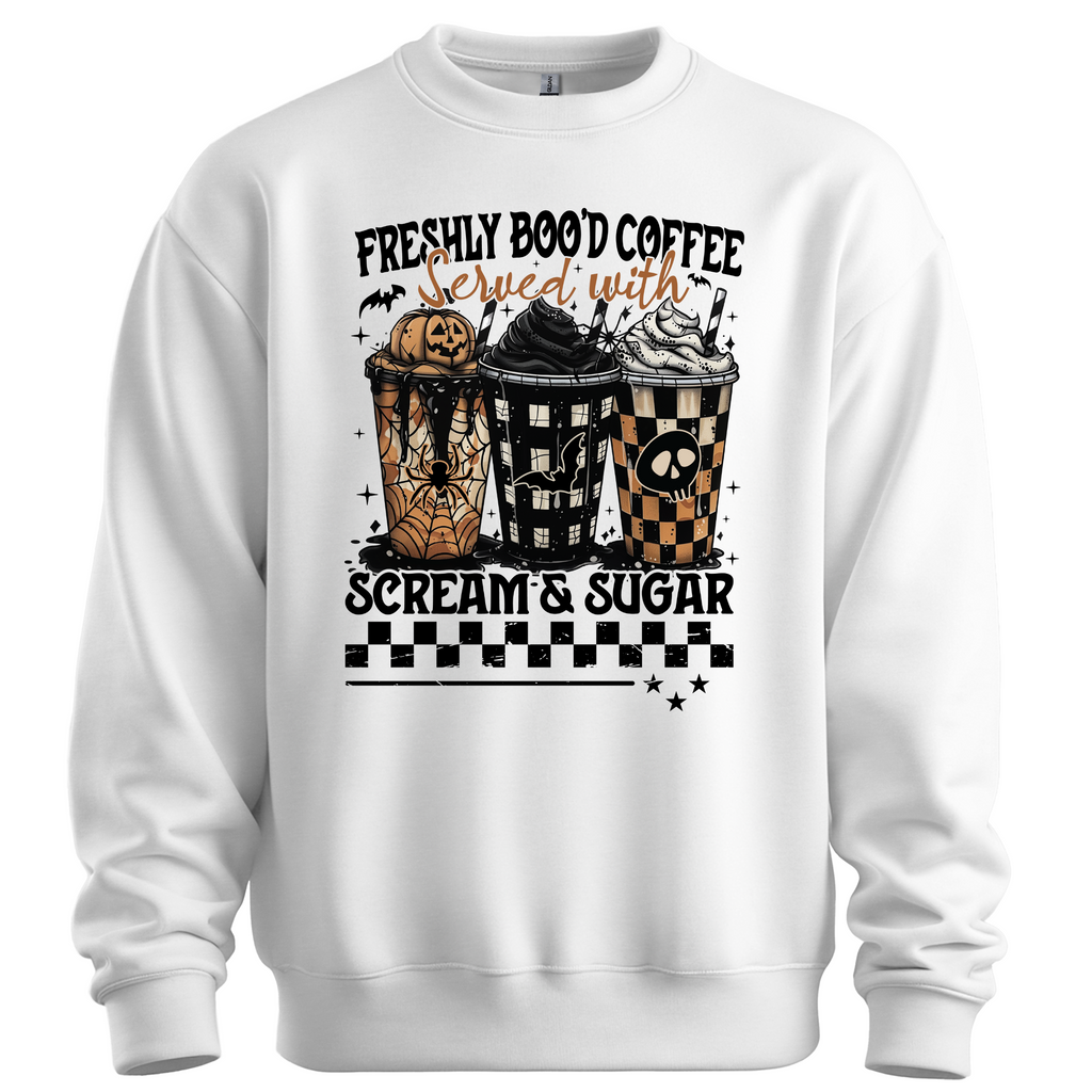Freshly Boo'd Coffee Halloween Sweatshirt