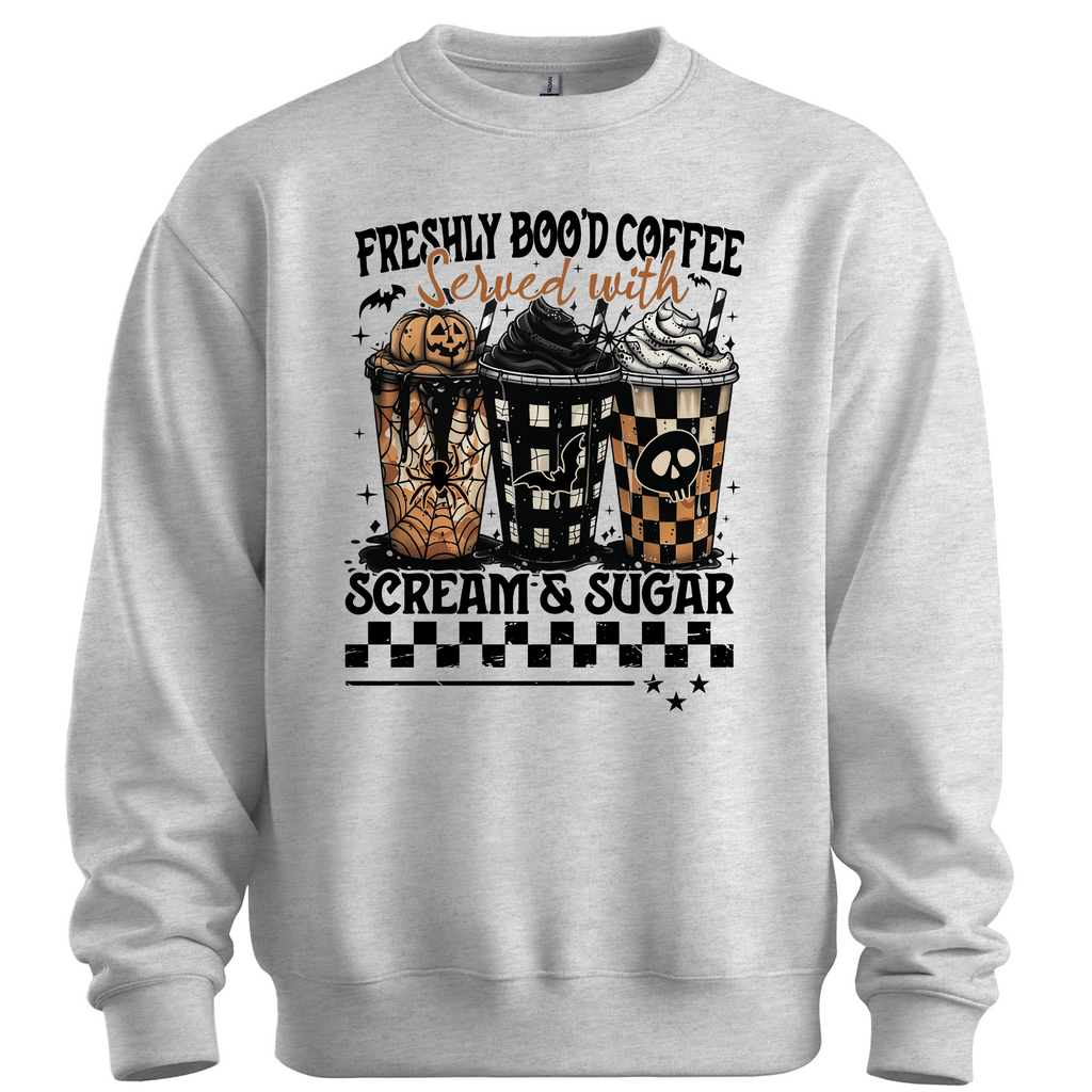 Freshly Boo'd Coffee Halloween Sweatshirt