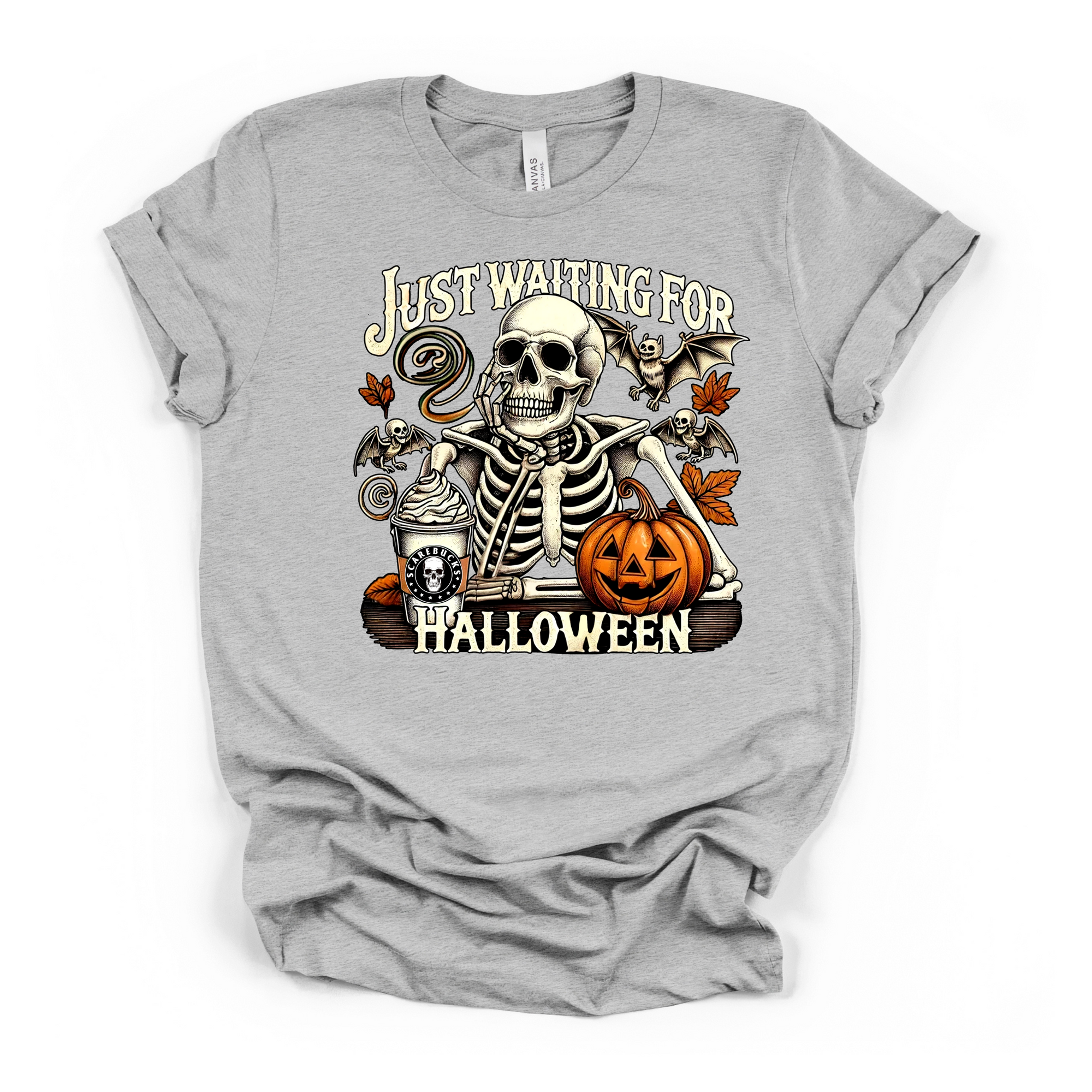 Just Waiting On Halloween T Shirt