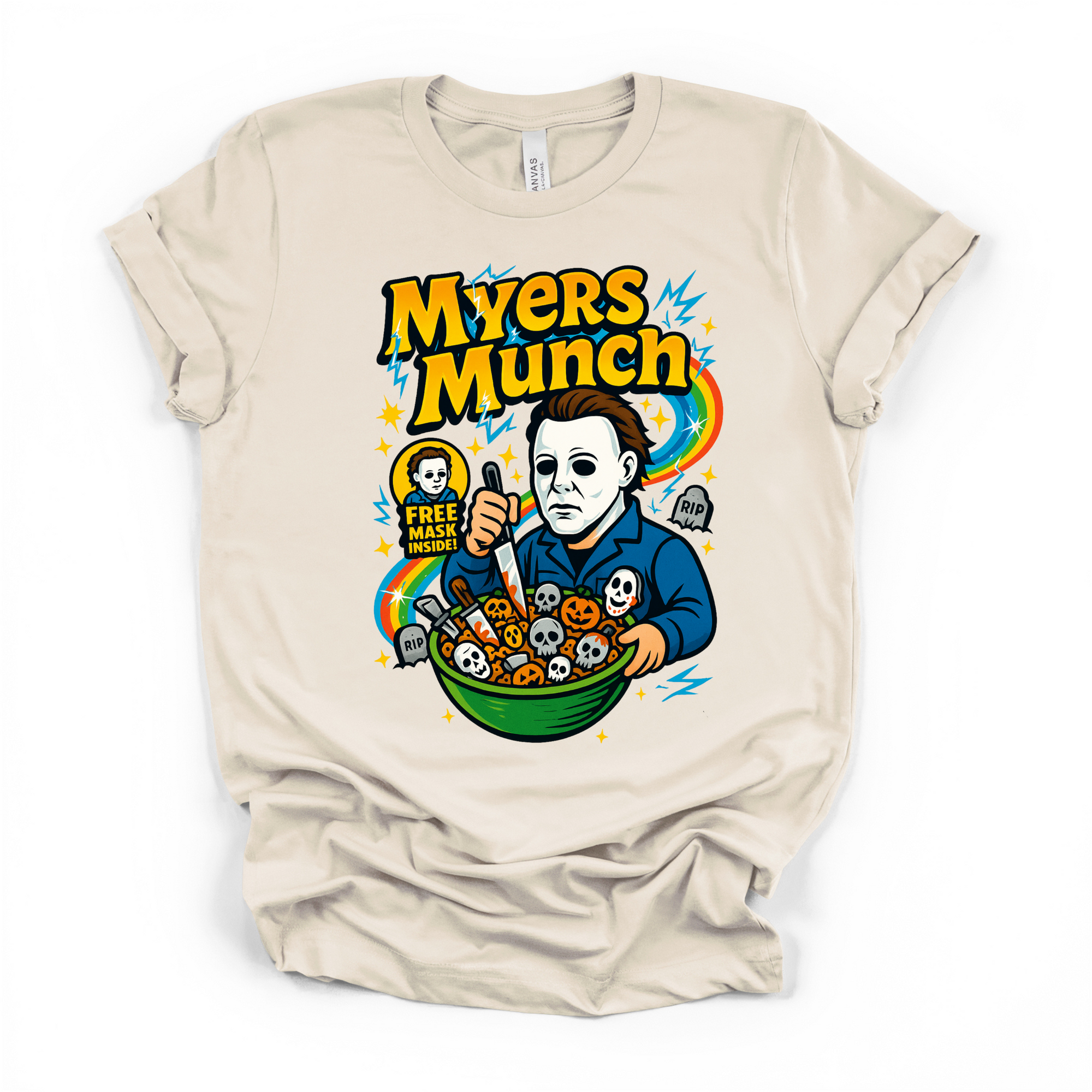 Myers Munch Halloween T Shirt
