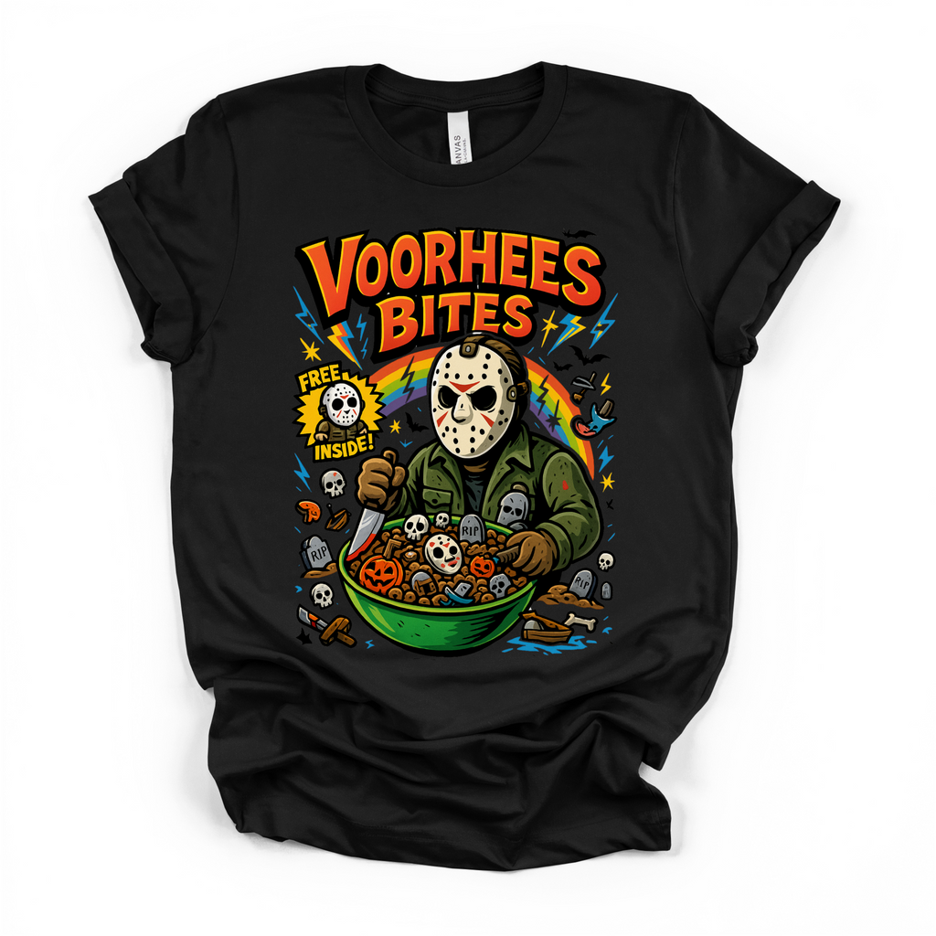 Voorhees Bites Halloween T Shirt