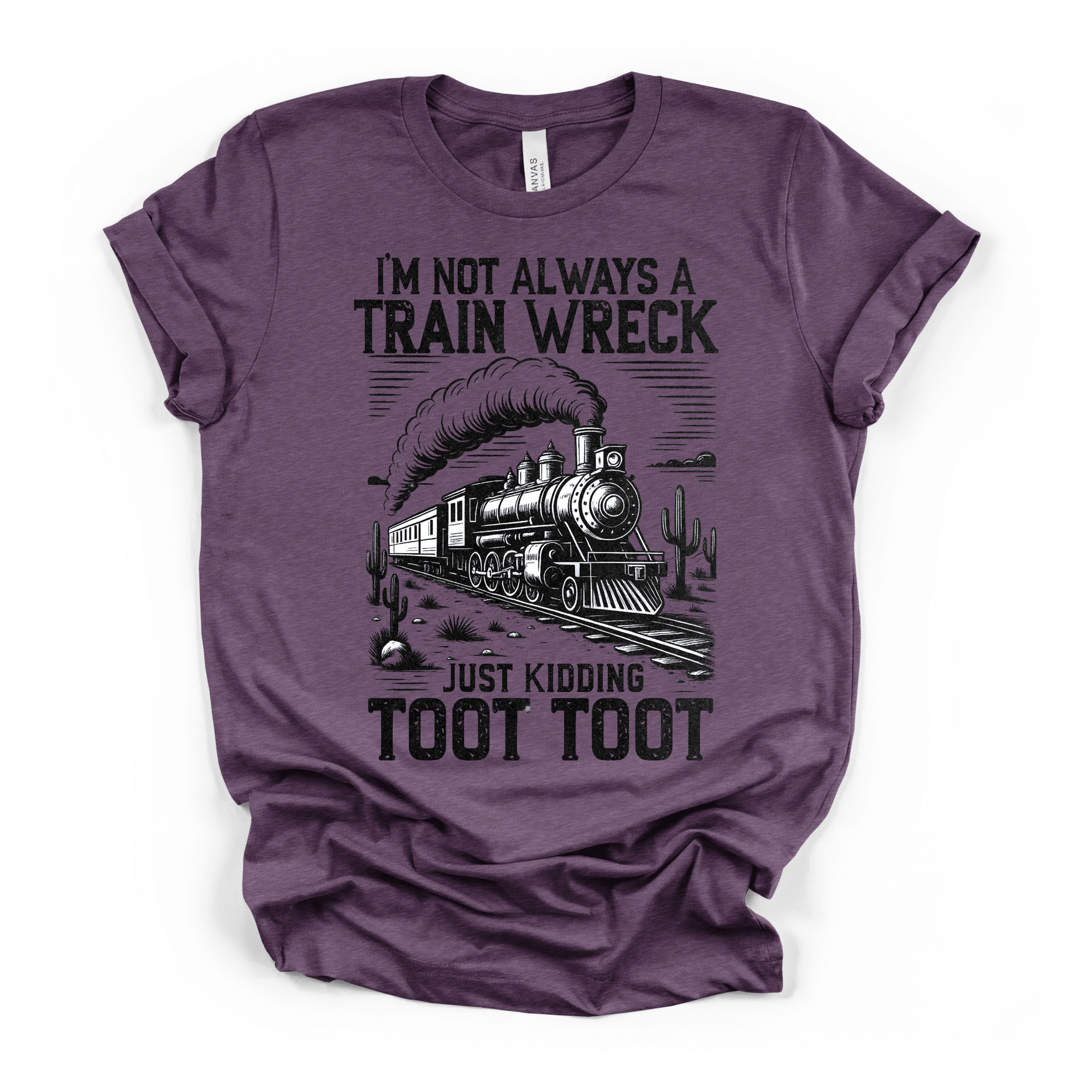 Im Not Always A Train Wreck Women's Humor T Shirt