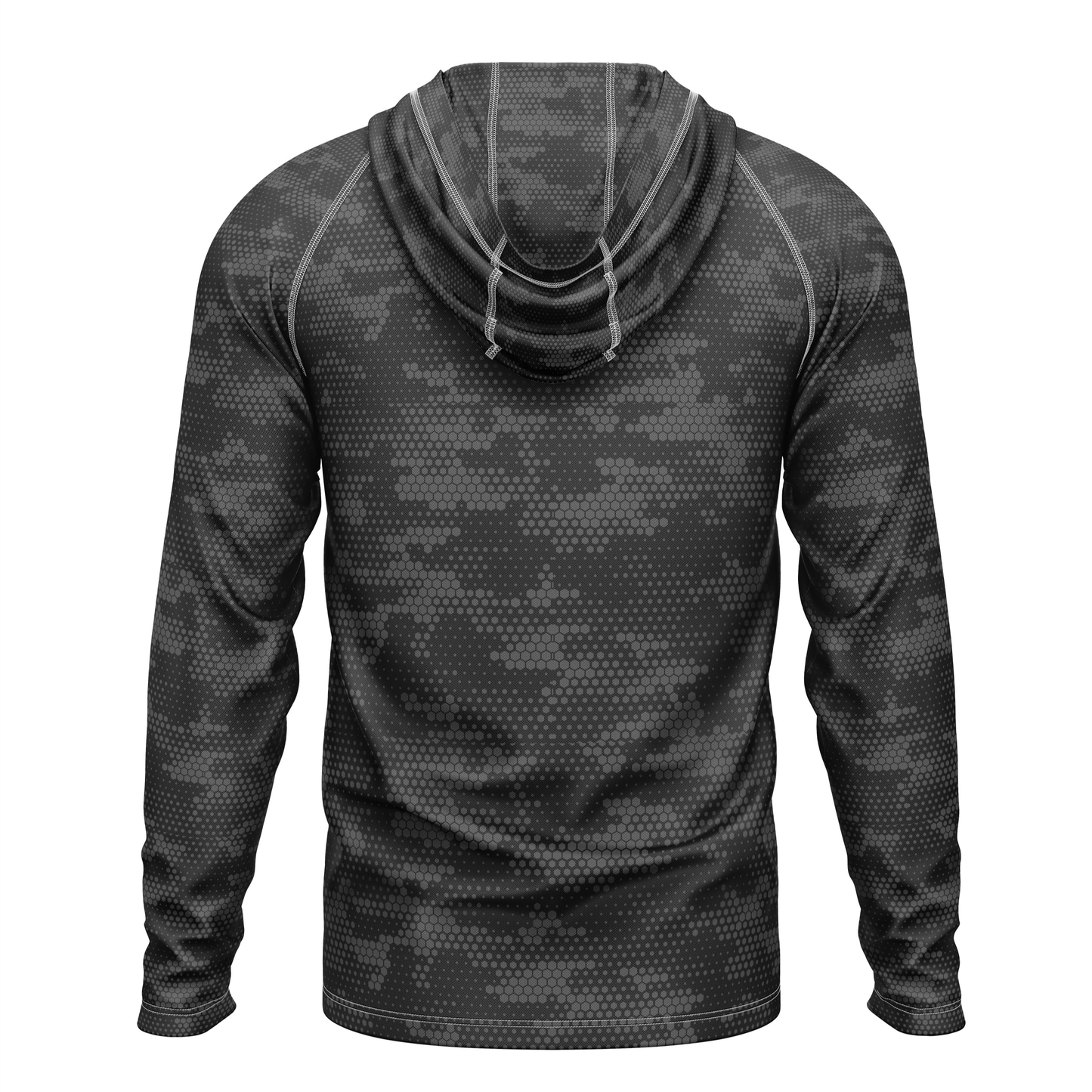 United States Veteran SPF50 Performance Hoodie- Black Camo