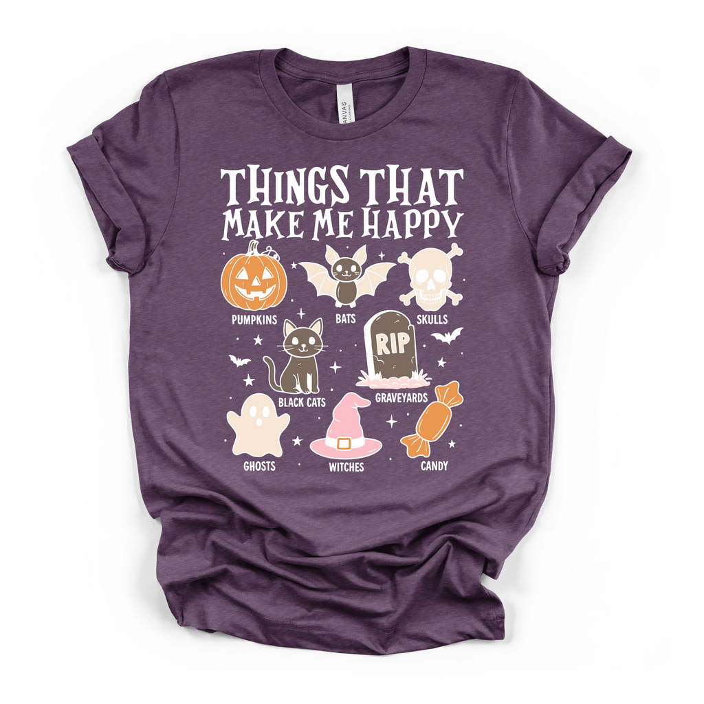 Things That Make Me Happy Halloween T shirt
