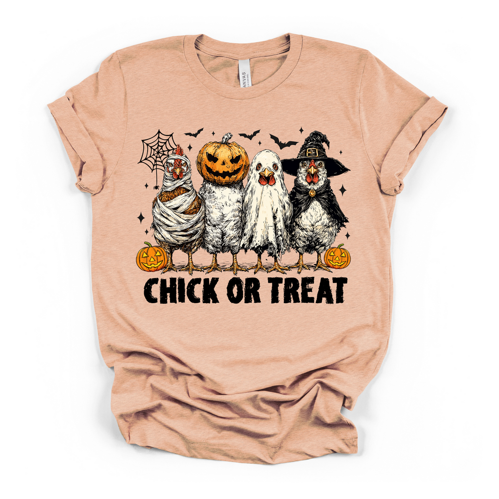 Chick Or Treat Halloween T Shirt