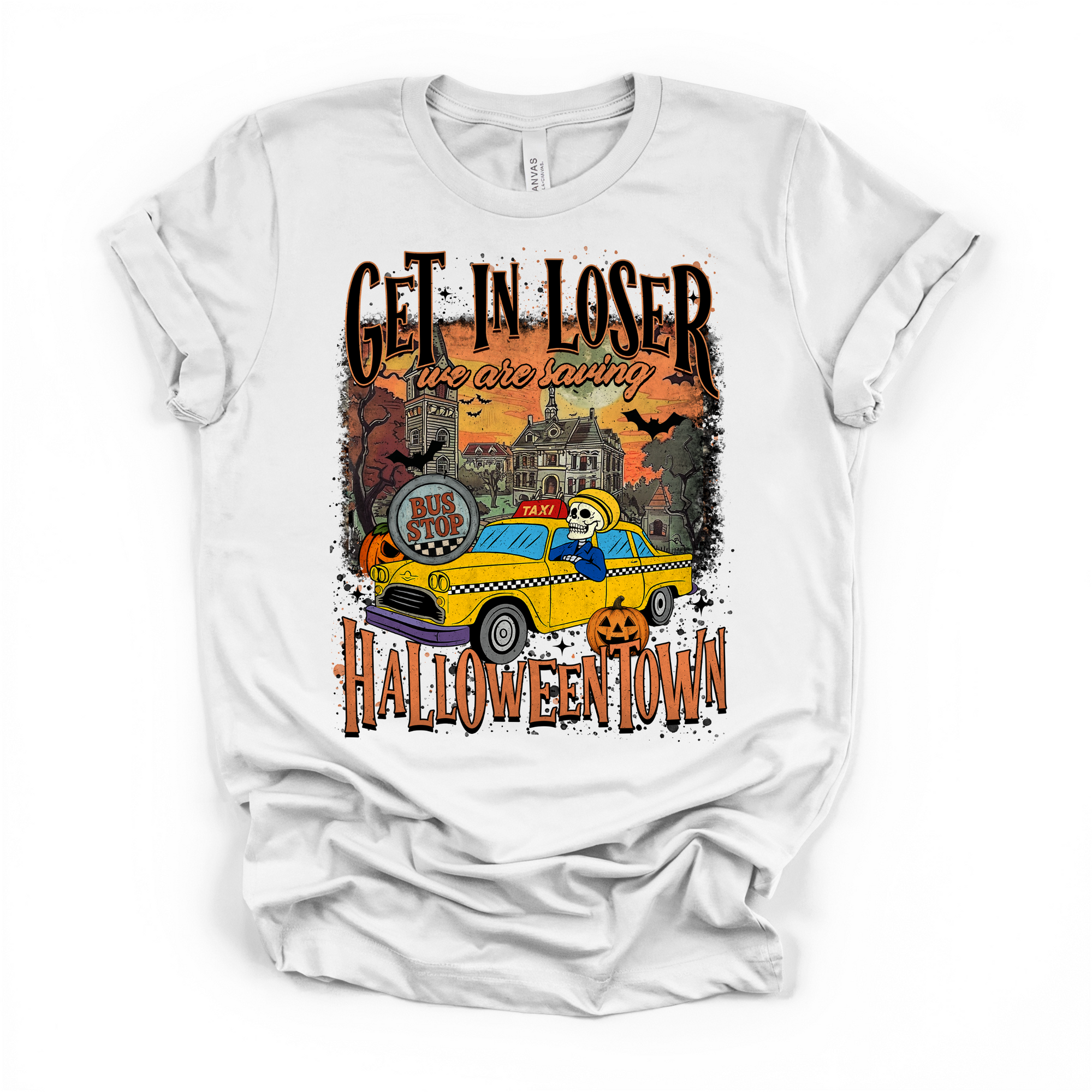 Get In Loser We Are Saving Halloween Town T Shirt