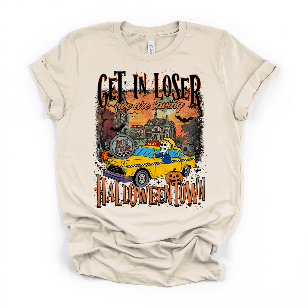 Get In Loser We Are Saving Halloween Town T Shirt